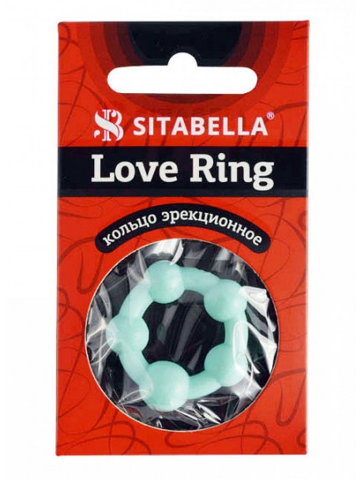 Цветное эрекционное кольцо с 5 бусинами Love Ring - Sitabella - в Якутске купить с доставкой