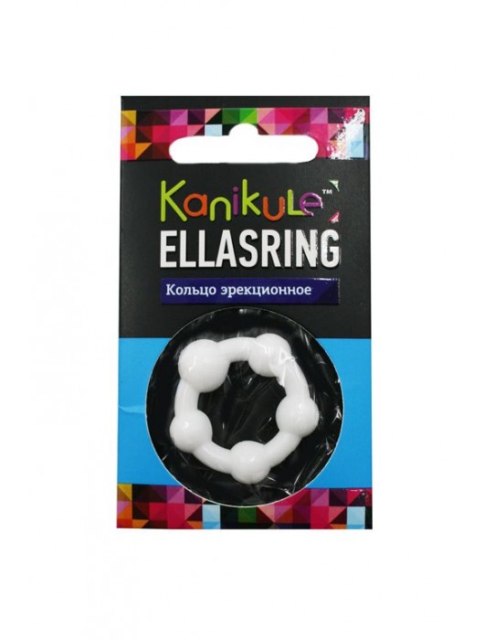Цветное эрекционное кольцо с шариками Ellasring - Sitabella - в Якутске купить с доставкой