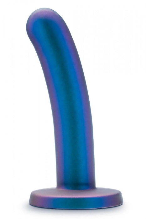 Синяя насадка с гладкой поверхностью Surrender 5.75 Inch Intermediate Pegging Dildo - 14,6 см. - Blush Novelties - купить с доставкой в Якутске