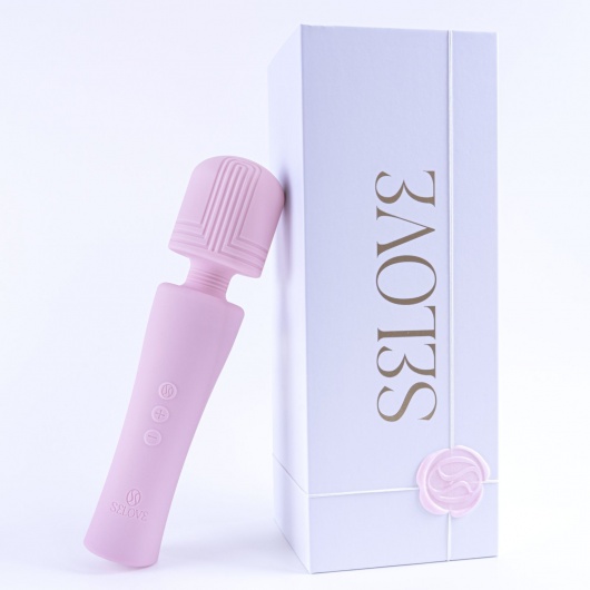 Розовый wand-вибратор Selove PulseWand - 20,3 см. - Selove