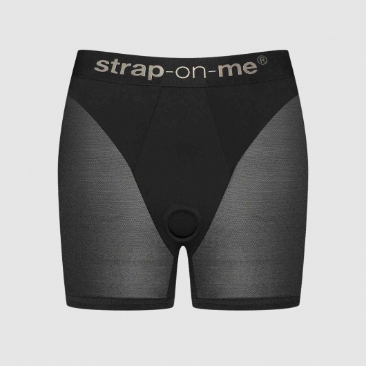 Трусики-шорты для фиксации насадок Strap-on-me Harness Lingerie Halo - size XS - Strap-on-me - купить с доставкой в Якутске