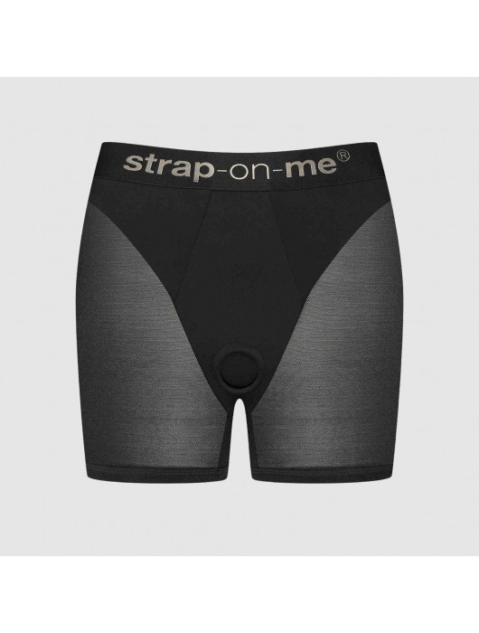 Трусики-шорты для фиксации насадок Strap-on-me Harness Lingerie Halo - size S - Strap-on-me - купить с доставкой в Якутске