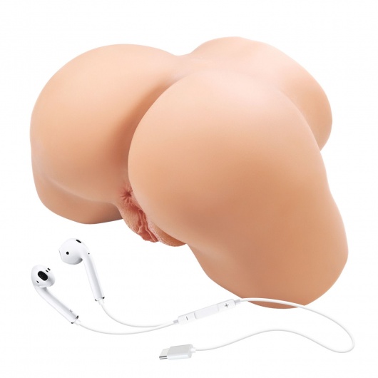 Телесный мастурбатор Olivia с 2 любовными отверстиями - Baile - в Якутске купить с доставкой