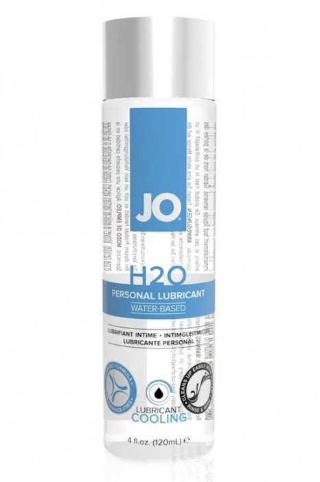 Охлаждающий лубрикант на водной основе JO Personal Lubricant H2O COOLING - 120 мл. - System JO - купить с доставкой в Якутске