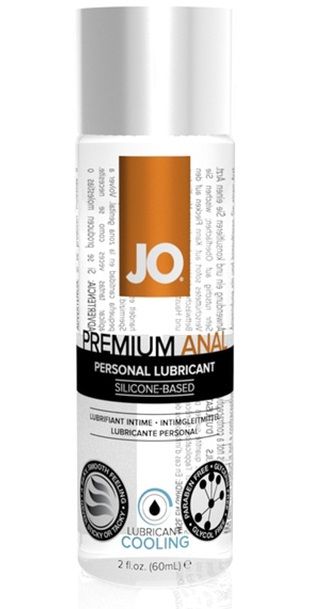Анальный охлаждающий лубрикант на силиконовой основе JO PREMIUM ANAL COOLING - 60 мл. - System JO - купить с доставкой в Якутске