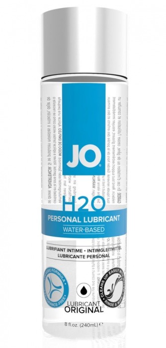 Нейтральный лубрикант на водной основе JO Personal Lubricant H2O - 240 мл. - System JO - купить с доставкой в Якутске