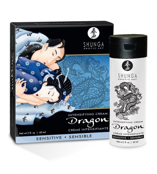 Интимный мужской крем SHUNGA DRAGON SENSITIVE - 60 мл. - Shunga - купить с доставкой в Якутске