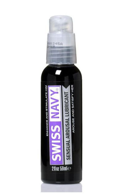 Возбуждающий гель-лубрикант на водной основе Sensual Arousal Lubricant - 59 мл. - Swiss navy - купить с доставкой в Якутске