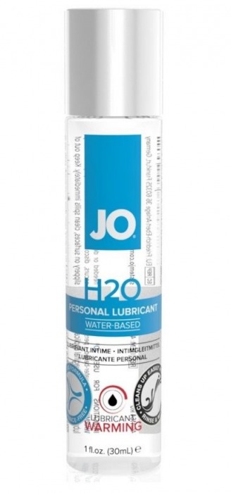 Возбуждающий лубрикант на водной основе JO Personal Lubricant H2O Warming - 30 мл. - System JO - купить с доставкой в Якутске