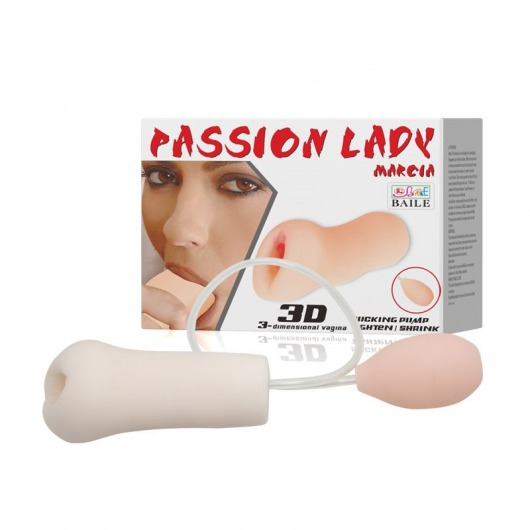 Мастурбатор Passion Lady Marcia с грушей для имитации посасывания - Baile - в Якутске купить с доставкой