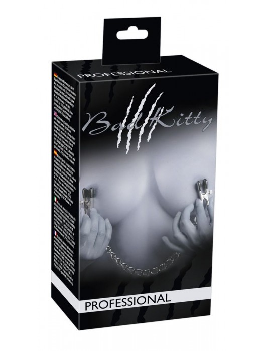 Металлические зажимы на соски Kette mit Klemmen с соединительной цепочкой - Orion - купить с доставкой в Якутске