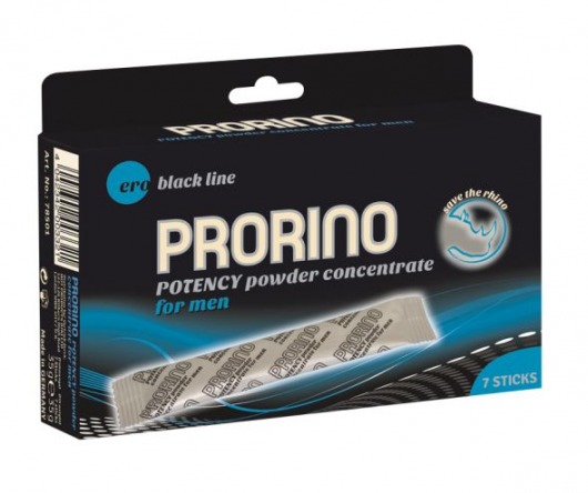 БАД для мужчин PRORINO M black line powder - 7 саше (6 гр.) - Ero - купить с доставкой в Якутске