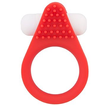 Красное эрекционное кольцо LIT-UP SILICONE STIMU RING 1 RED - Dream Toys - в Якутске купить с доставкой