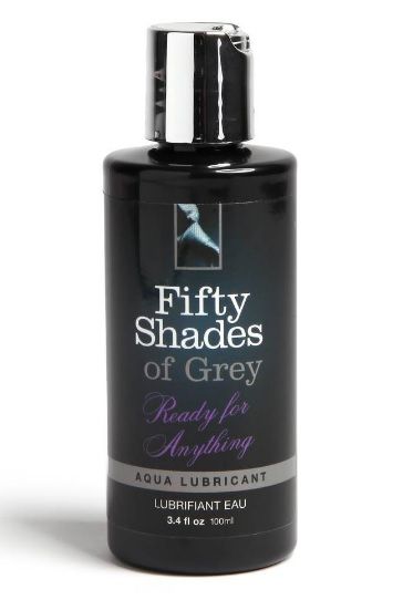 Лубрикант на водной основе Ready for Anything Aqua Lubricant - 100 мл. - Fifty Shades of Grey - купить с доставкой в Якутске