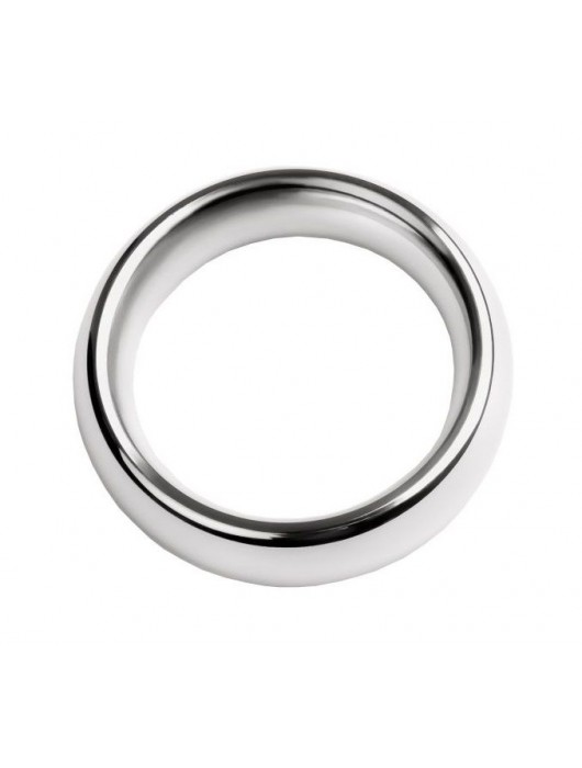 Металлическое эрекционное кольцо размера L - ToyFa - в Якутске купить с доставкой