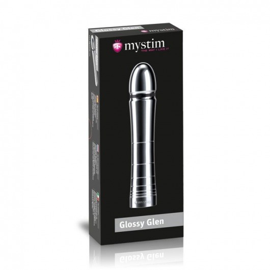 Фаллоимитатор для электростимуляции Glossy Glen Dildo - 14 см. - MyStim - купить с доставкой в Якутске