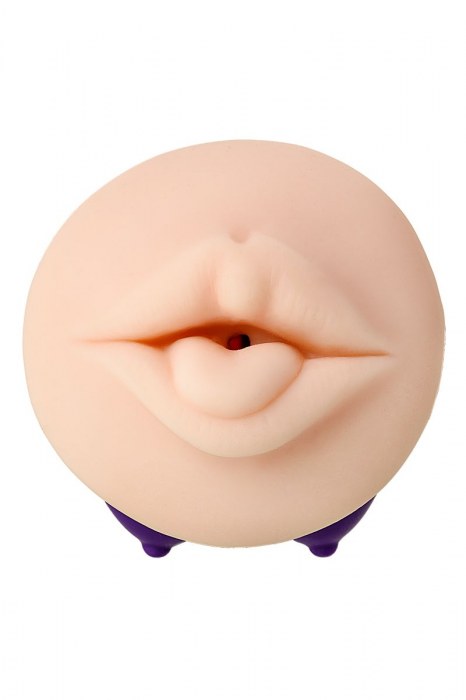 Двухсторонний мастурбатор JOS YARA в фиолетовой колбе - JOS - в Якутске купить с доставкой