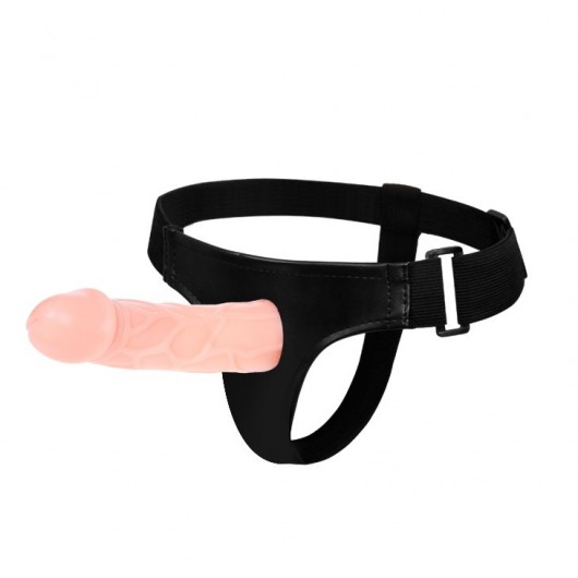 Телесный фаллоимитатор на трусиках Jessica Strap-On - 15,5 см. - Baile - купить с доставкой в Якутске