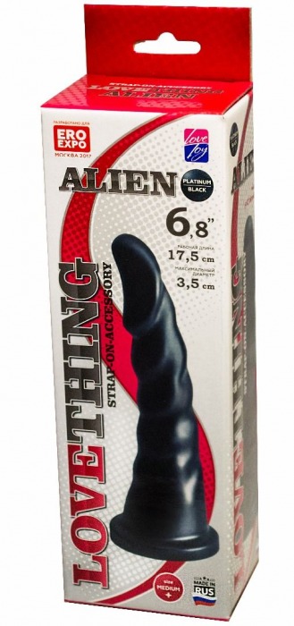 Насадка для трусиков харнесс Alien - 17,5 см. - LOVETOY (А-Полимер) - купить с доставкой в Якутске