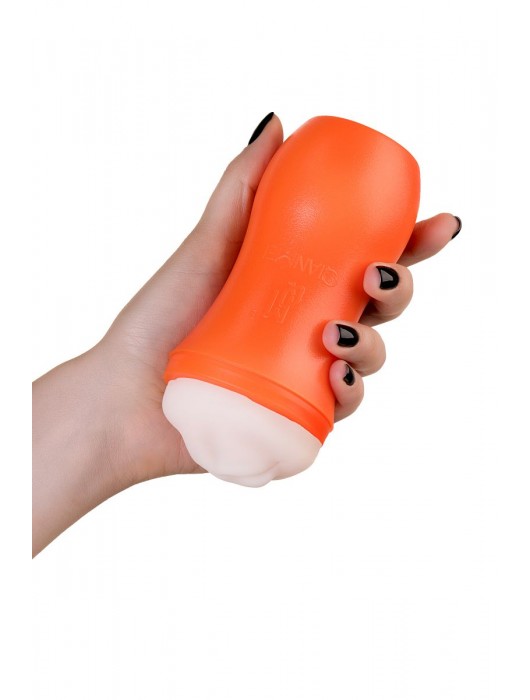Мастурбатор-ротик A-Toys в оранжевой колбе - A-toys - в Якутске купить с доставкой