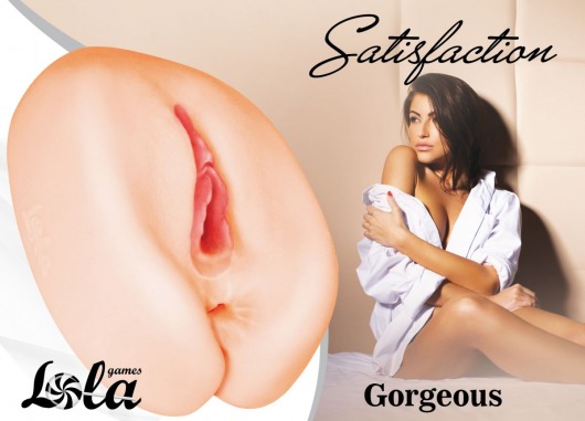 Мастурбатор с 2 тоннелями Satisfaction Gorgeous - Lola Games - в Якутске купить с доставкой