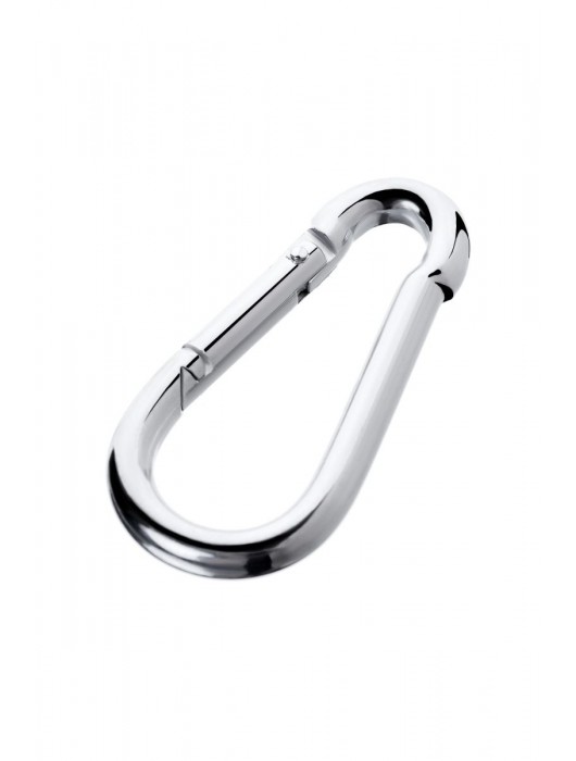 Серебристый карабин TOYFA Metal - ToyFa - купить с доставкой в Якутске