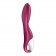 Малиновый вибромассажер для стимуляции G-точки Heated Thrill - 20,6 см. - Satisfyer купить в Якутске с доставкой в Orgasmix.ru Малиновый вибромассажер для стимуляции G-точки Heated Thrill - 20,6 см. - Satisfyer