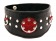 Кожаный ошейник с клепками и кольцами - БДСМ Арсенал - купить с доставкой в Якутске