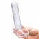 Прозрачный фаллоимитатор 8 Realistic Ribbed Glass Dildo - 20,3 см. - Glas купить с доставкой в интернет-магазине Orgasmix в Якутске Прозрачный фаллоимитатор 8 Realistic Ribbed Glass Dildo - 20,3 см. - Glas