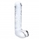 Прозрачный фаллоимитатор 8 Realistic Ribbed Glass Dildo - 20,3 см. - Glas купить с доставкой в интернет-магазине Orgasmix в Якутске Прозрачный фаллоимитатор 8 Realistic Ribbed Glass Dildo - 20,3 см. - Glas