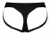 Черные трусики для насадок Heroine Lingerie Harness - size L - Strap-on-me - купить с доставкой в Якутске