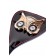Чёрный стек с совой на кожаном наконечнике - 24 см. - ToyFa - купить с доставкой в Якутске