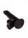 Чёрный фаллоимитатор с вытянутой головкой - 17,8 см. - LOVETOY (А-Полимер) купить с доставкой в интернет-магазине Orgasmix в Якутске Чёрный фаллоимитатор с вытянутой головкой - 17,8 см. - LOVETOY (А-Полимер)