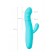 Голубой вибратор-ротатор с клиторальной стимуляцией Merry-Swi - 20,7 см. - JOS купить в Якутске с доставкой в Orgasmix.ru Голубой вибратор-ротатор с клиторальной стимуляцией Merry-Swi - 20,7 см. - JOS