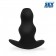 Черный рельефный анальный стимулятор-тоннель - 11 см. - Sex Expert