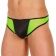 Черно-зеленые мужские трусики-тонги - Cosmos Colors купить с доставкой Черно-зеленые мужские трусики-тонги - Cosmos Colors купить с доставкой