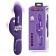 Фиолетовый вибратор Coale с ротацией бусин и возвратно-поступательными движениями - 22,6 см. - Baile купить в Якутске с доставкой в Orgasmix.ru Фиолетовый вибратор Coale с ротацией бусин и возвратно-поступательными движениями - 22,6 см. - Baile