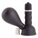 Черный вибратор с грушей на сосок - ToyFa в Якутске Черный вибратор с грушей на сосок - ToyFa